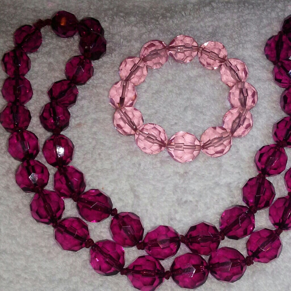 Necklace and bracelet