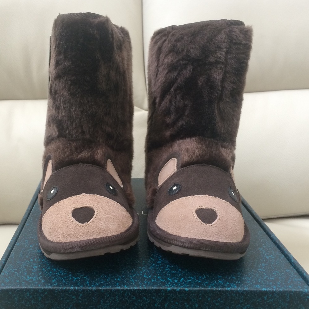 EMU Australia Brown Bear' Wool Boot