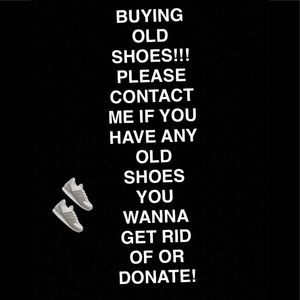 Looking to buy or pay for shipping on old shoes!