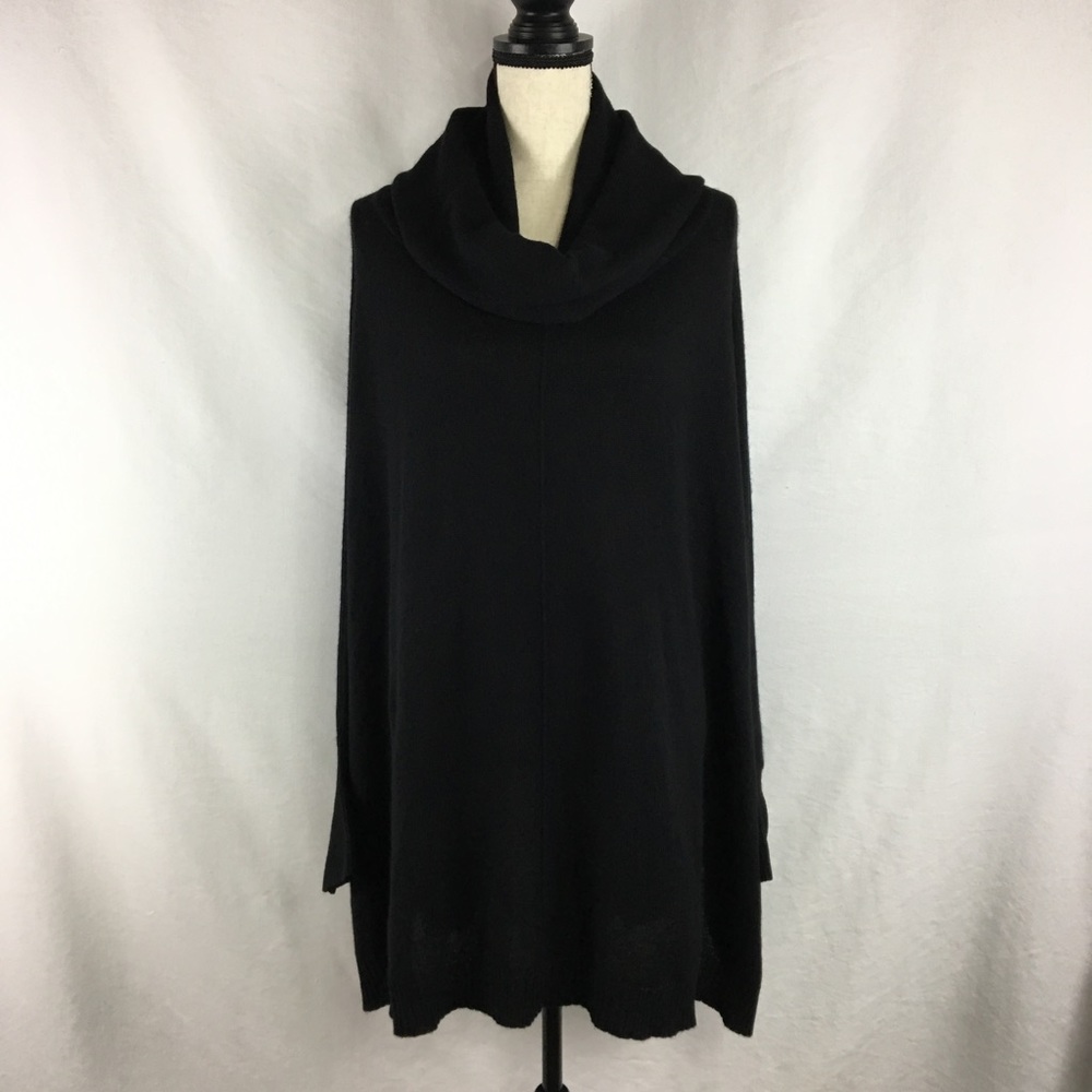 White + Warren Women's Cashmere Funnel neck Poncho