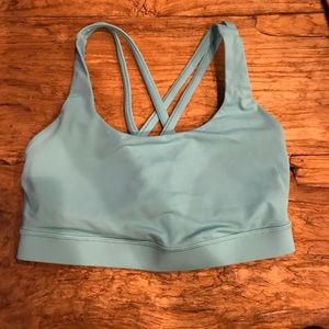 Light blue lululemon sports bra