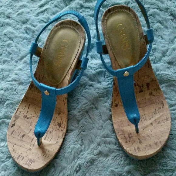 Chaps Espadrills in Bright Blue - Picture 1 of 3