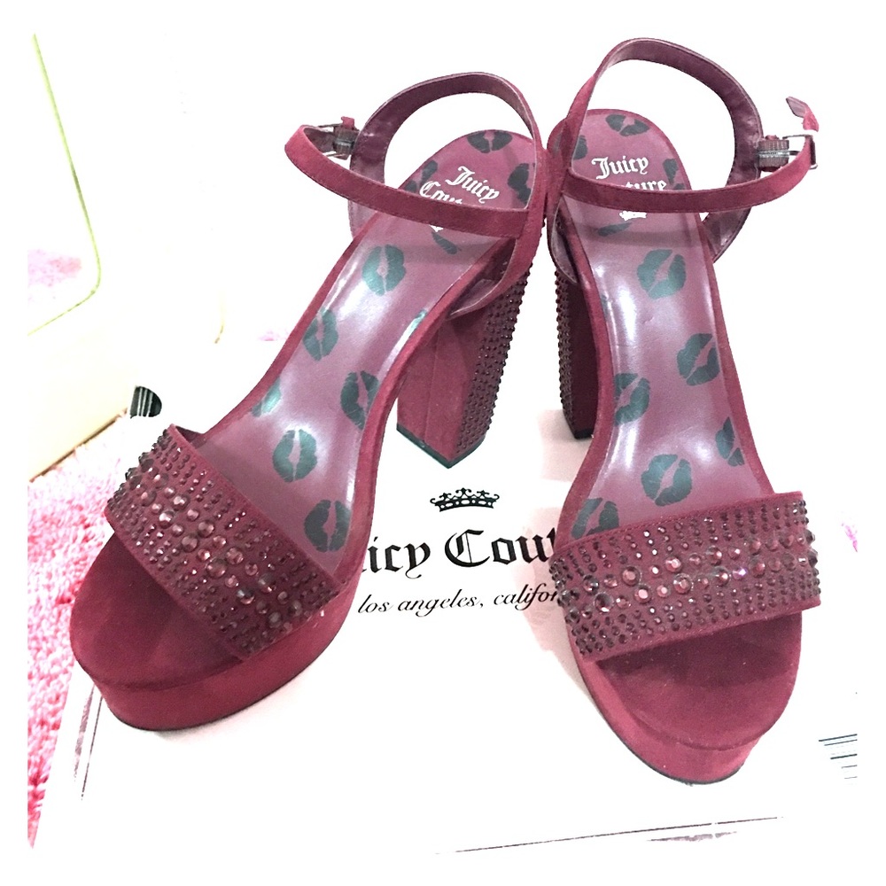 Juicy couture gem heels 💋