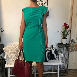 Calvin Klein Ruffled Dress