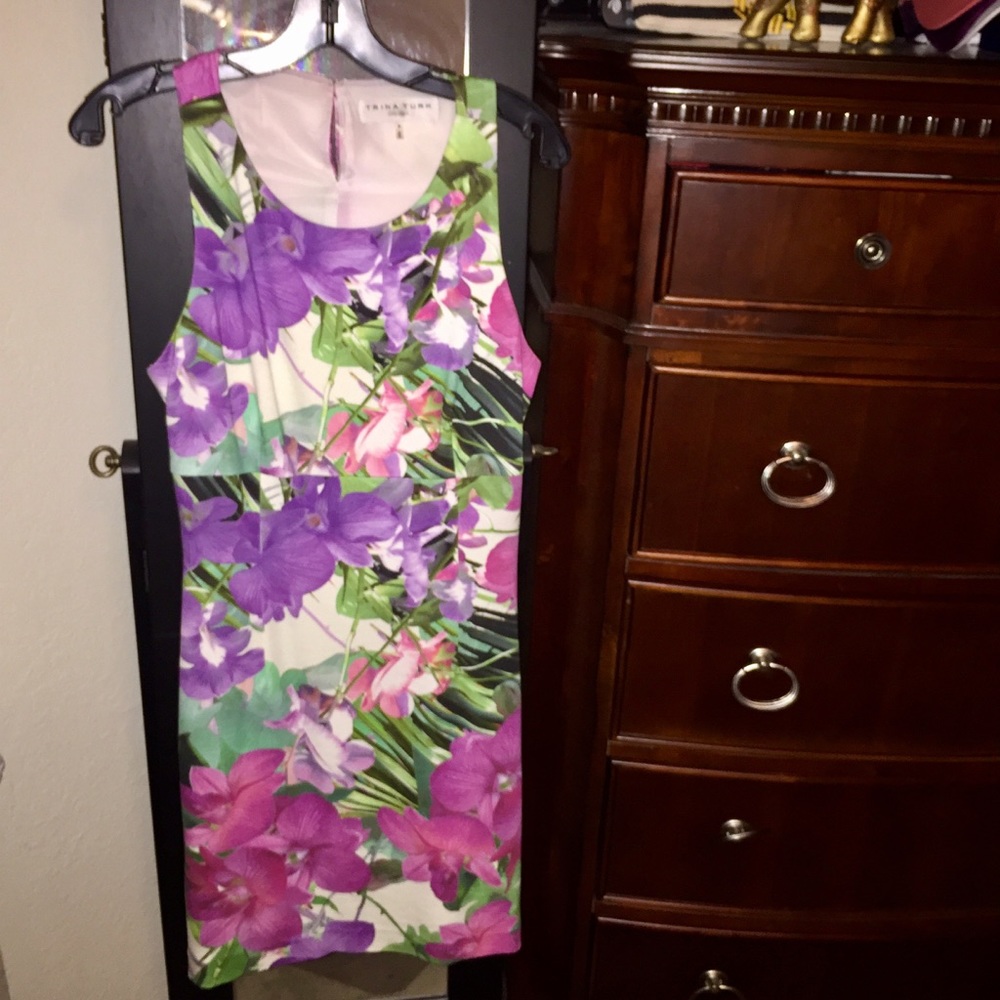 Trina Turk floral dress size 6