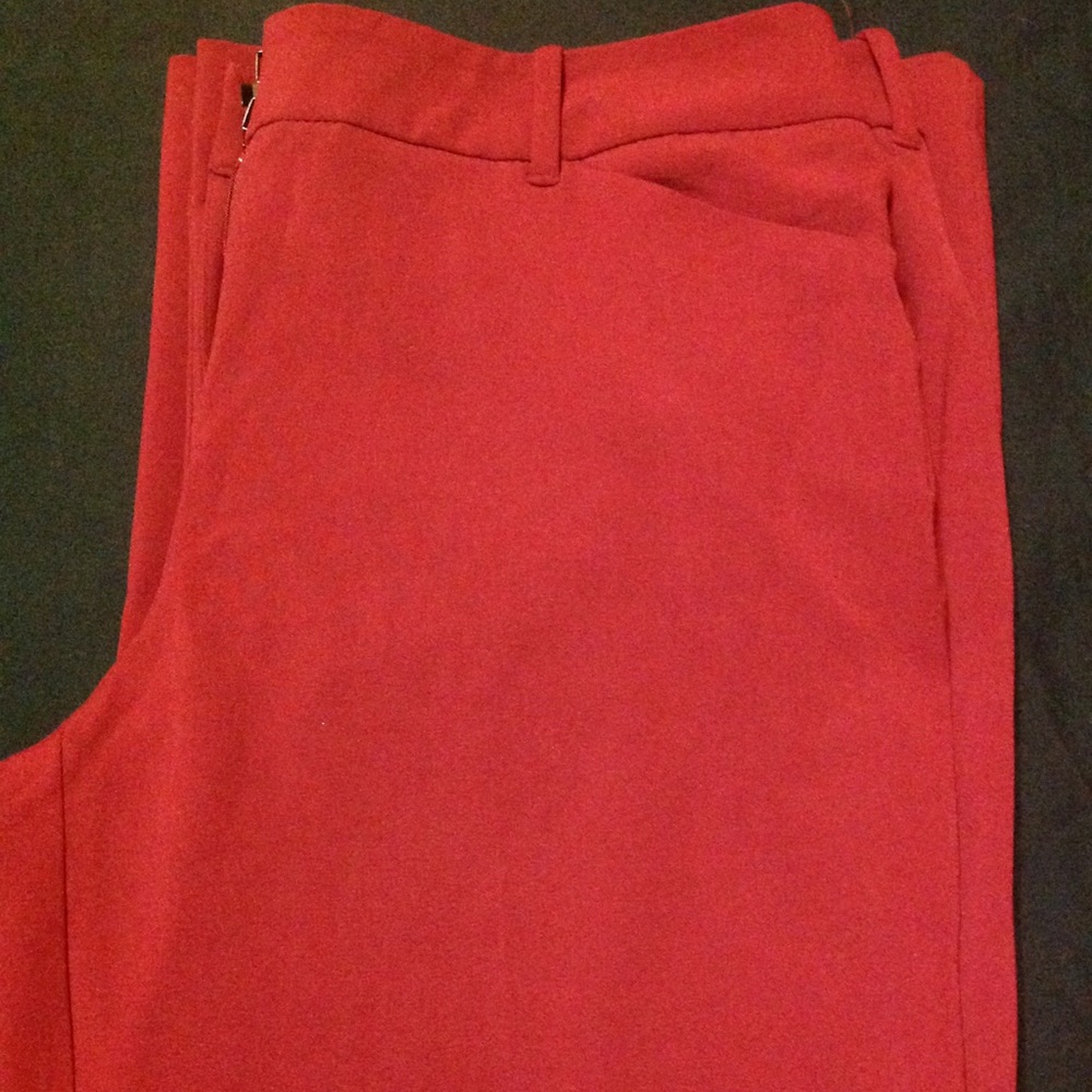 Burgundy/Red Trousers