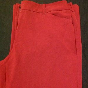 Burgundy/Red Trousers