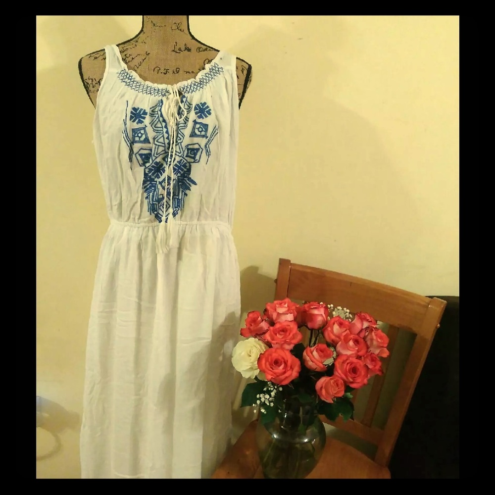 SOLD Spanish Embroidered Maxi
