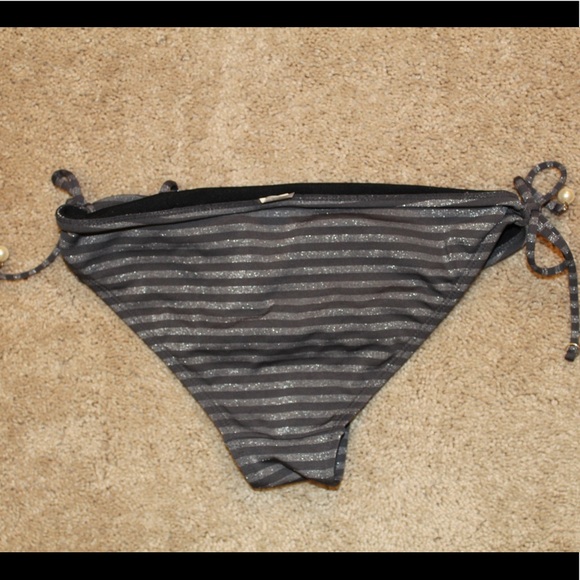 Bikini Bottom in Sparkly Gray/Silver, Medium - Picture 2 of 4