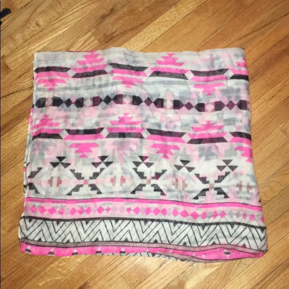 Tribal print infinity scarf