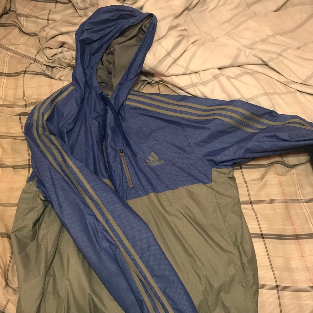 Adidas full zip windbreaker