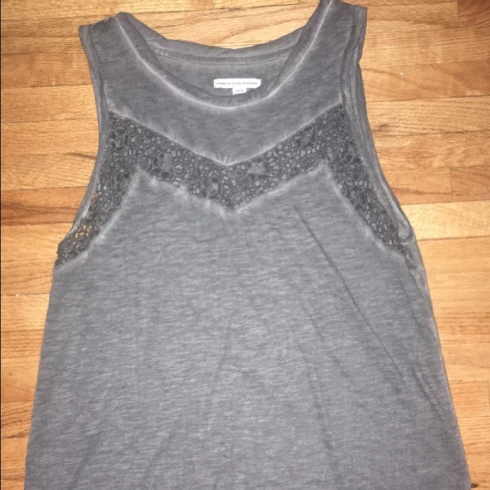 American Eagle Gray Women's Tanktop