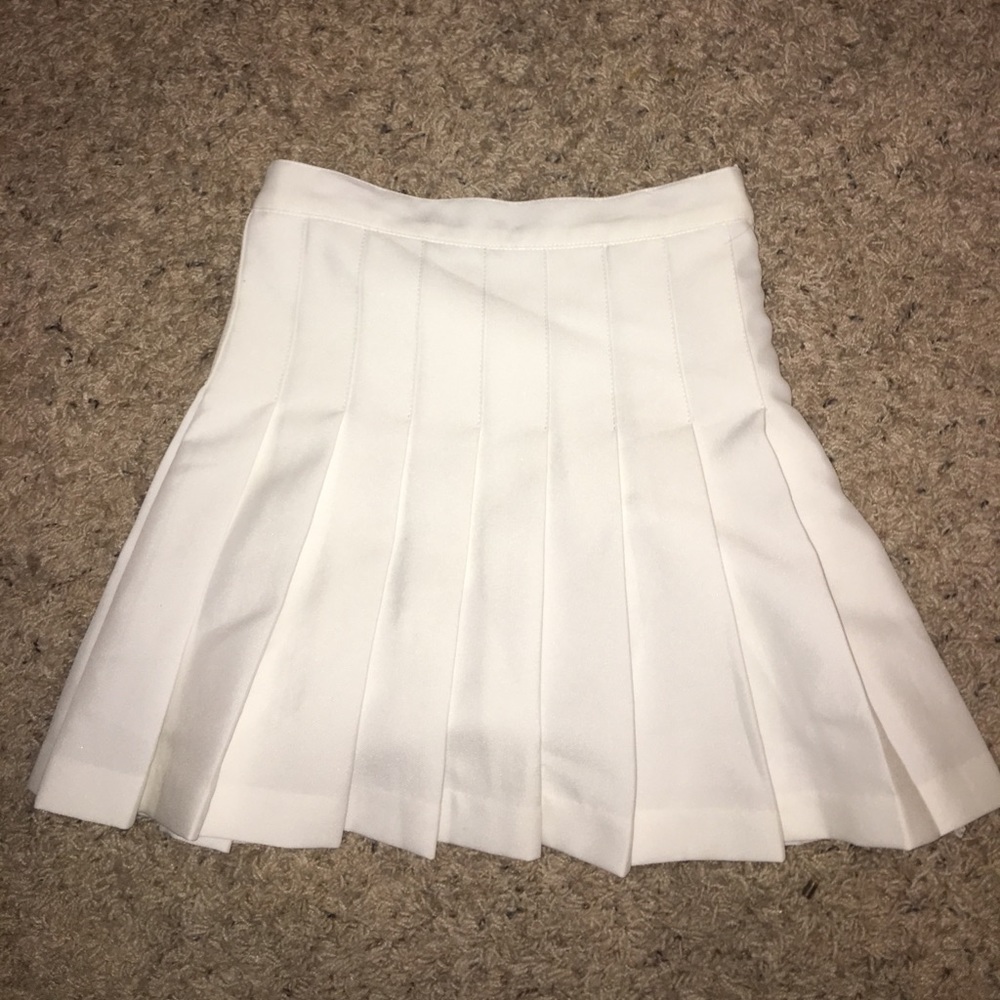 nwot white american apparel tennis skirt