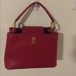 Vera Pelle Red Handbag