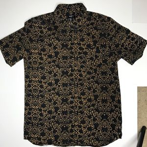 Forever 21 Unisex Short Sleeve Button Down