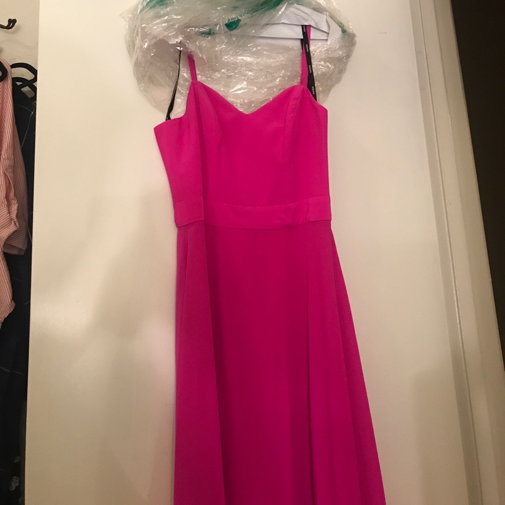 Naven Gorgeous bright pink long dress - size 4