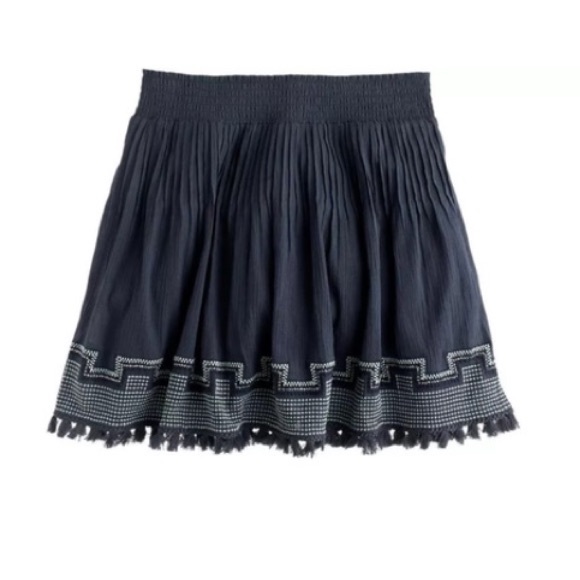 J. Crew Dresses & Skirts - J. Crew Gauze Tassel Skirt