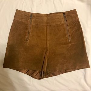 Forever 21 Genuine Suede Shorts