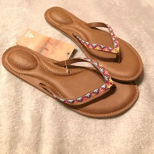 Reef Beaded Moon Flip-flops