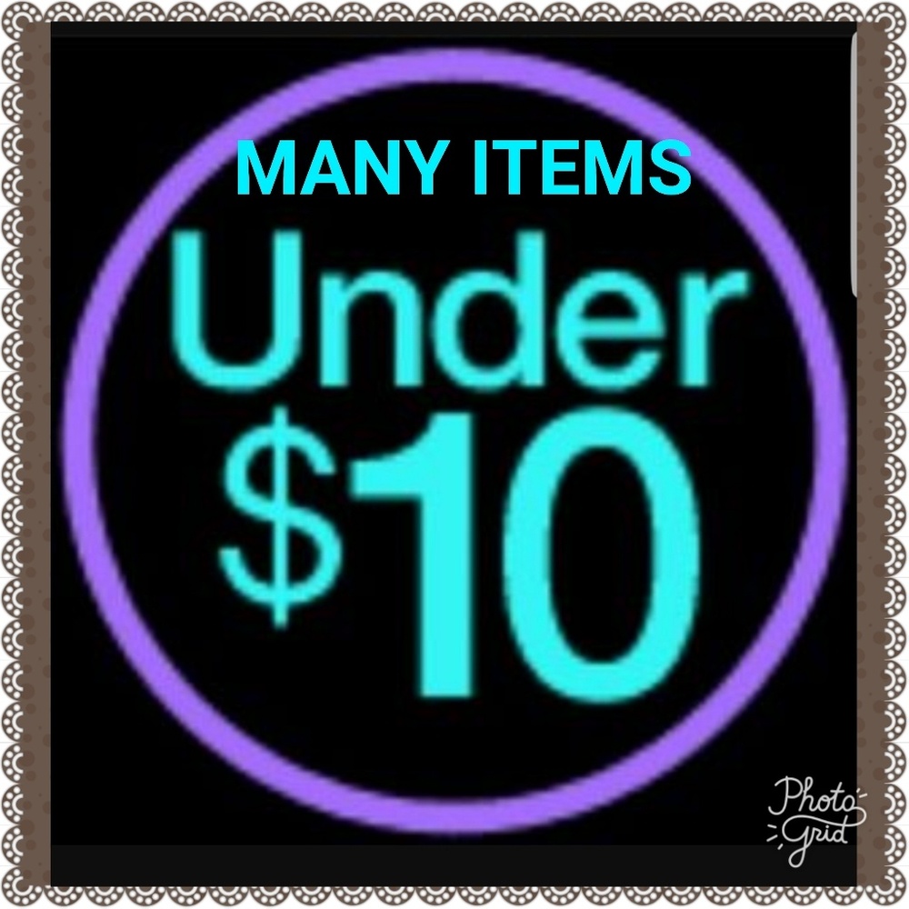 MANY ITEMS UNDER $10