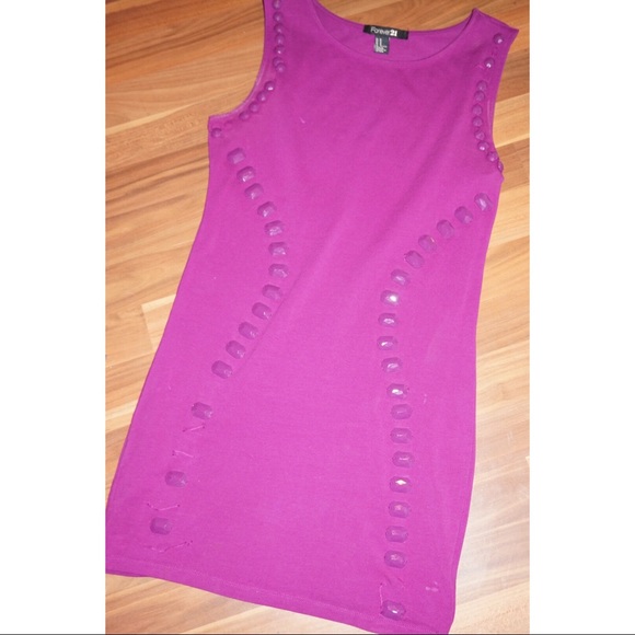 Purple studded dress - Picture 1 of 2