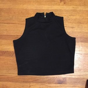 Turtle neck crop top