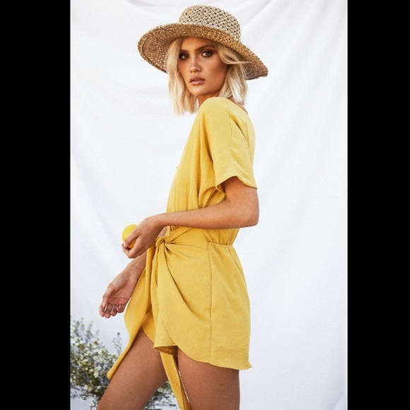 SaboSkirt Cheyenne Tie Playsuit - Picture 4 of 5