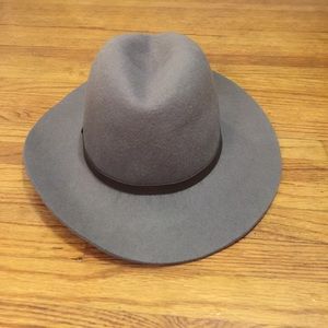 Gray Wool Saks Fifth Ave Fedora