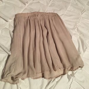 soft pink romantic brandy melville skirt