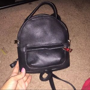 Cute little leather backpack