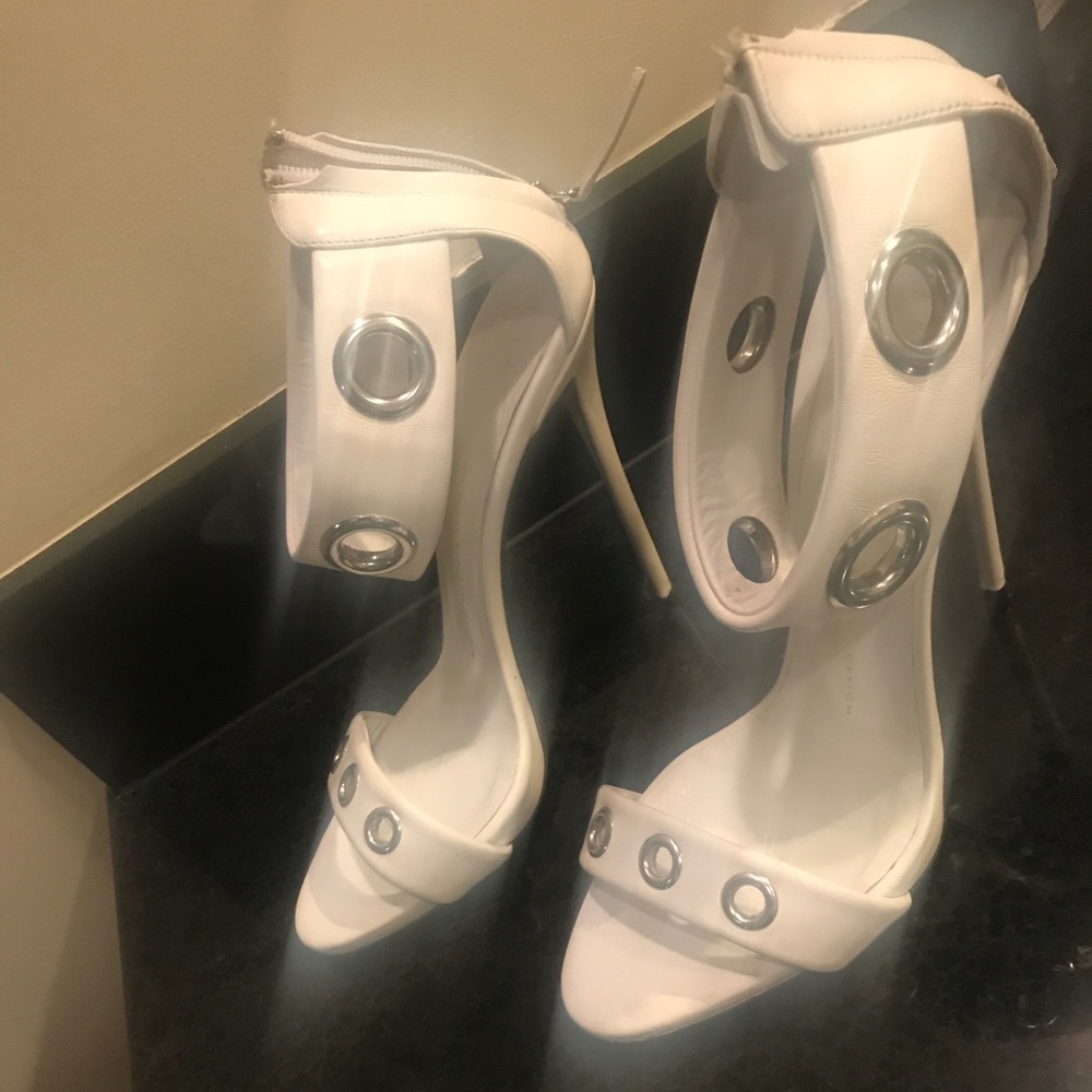 Giuseppe Zanotti GZ Heel White Formal Shoes