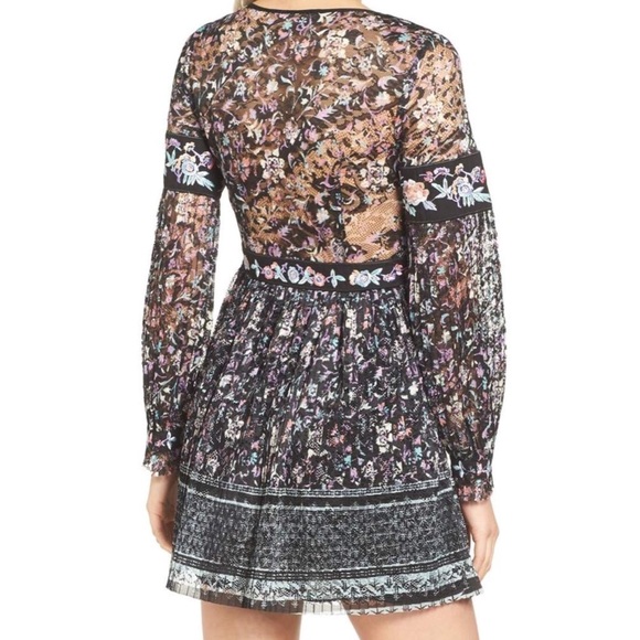Free People Cherry Blossom Mini Dress size 10 & 6 - Picture 4 of 8