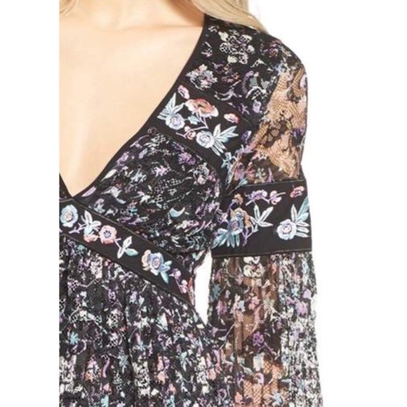 Free People Cherry Blossom Mini Dress size 10 & 6 - Picture 5 of 8