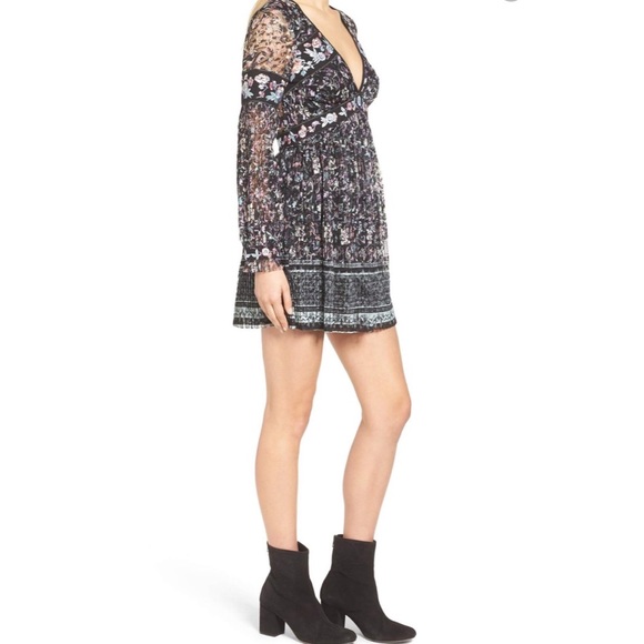 Free People Cherry Blossom Mini Dress size 10 & 6 - Picture 6 of 8