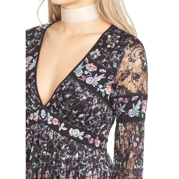 Free People Cherry Blossom Mini Dress size 10 & 6 - Picture 8 of 8