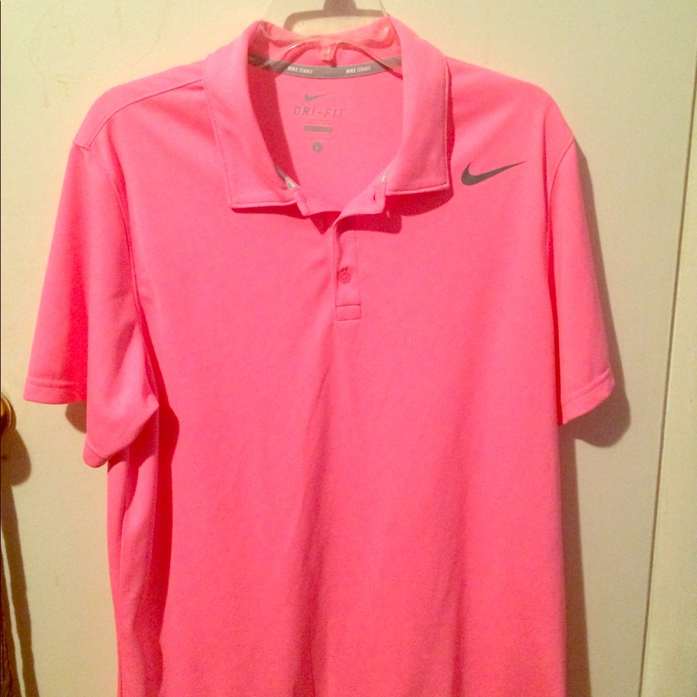Retro 3M Pink Tennis Collared Shirt