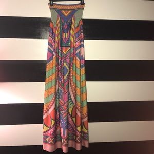 Flying Tomato Strapless Maxi Dress size M. Like NW