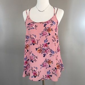 Flowy Floral Pink Top
