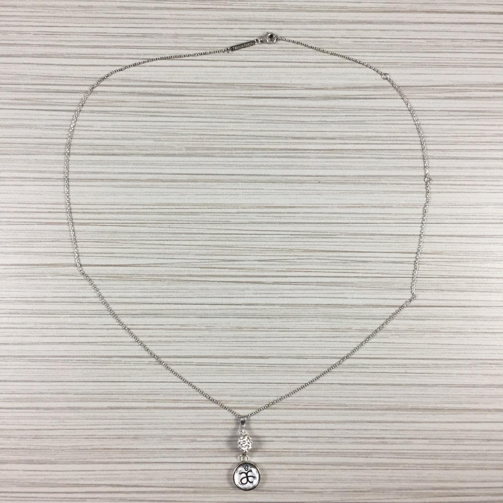 Tresor Paris Sterling Silver Crystal Pendant