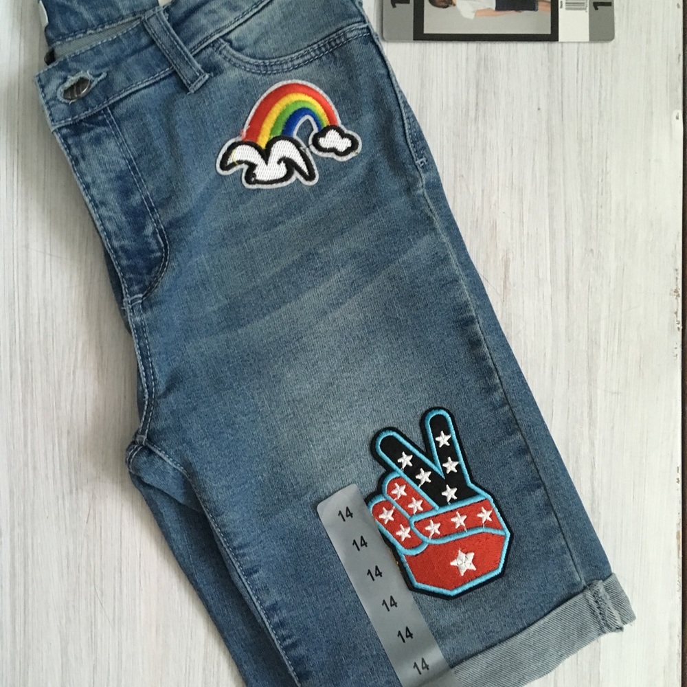 Girls size 14 jean shorts