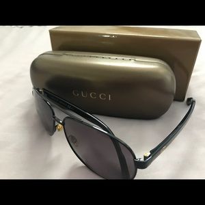 Authentic Gucci Aviator Sunglasses