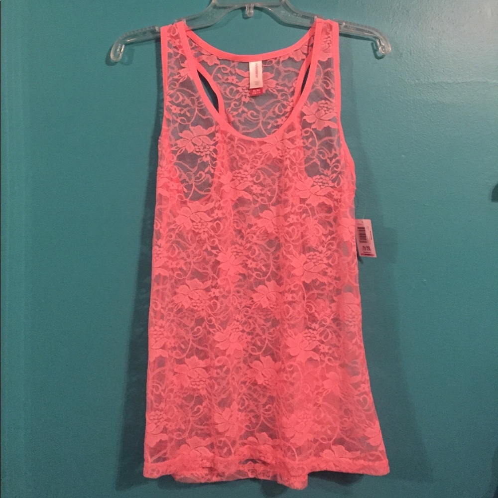 New Coral Pink Tank Top