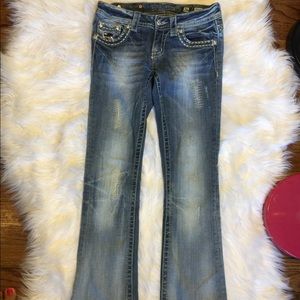 Miss me jeans size 26 with bling
