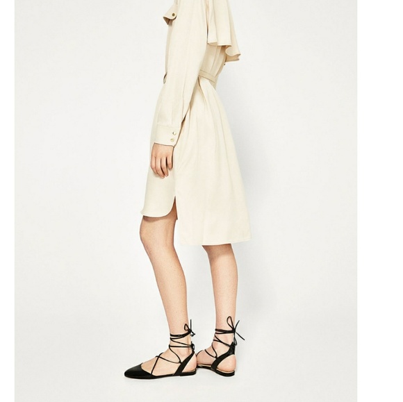 Price Firm Slingback  Lace-Up Ballerinas - Picture 5 of 8