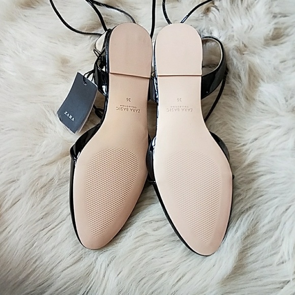 Price Firm Slingback  Lace-Up Ballerinas - Picture 8 of 8