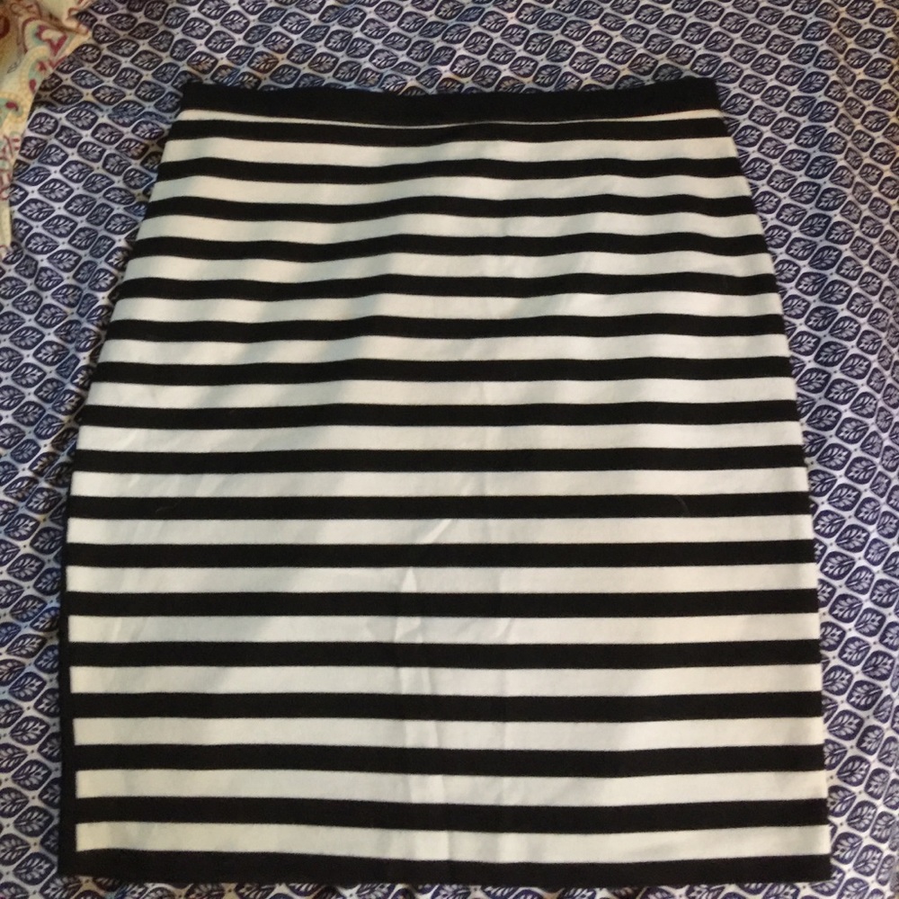 Club Monaco striped mini skirt