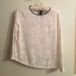 Loft Blouse with Keyhole