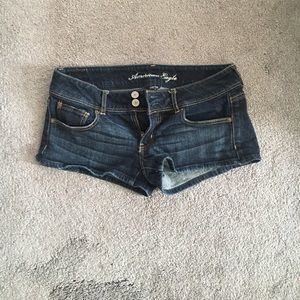 Size 6 Dark Denim American Eagle shorts