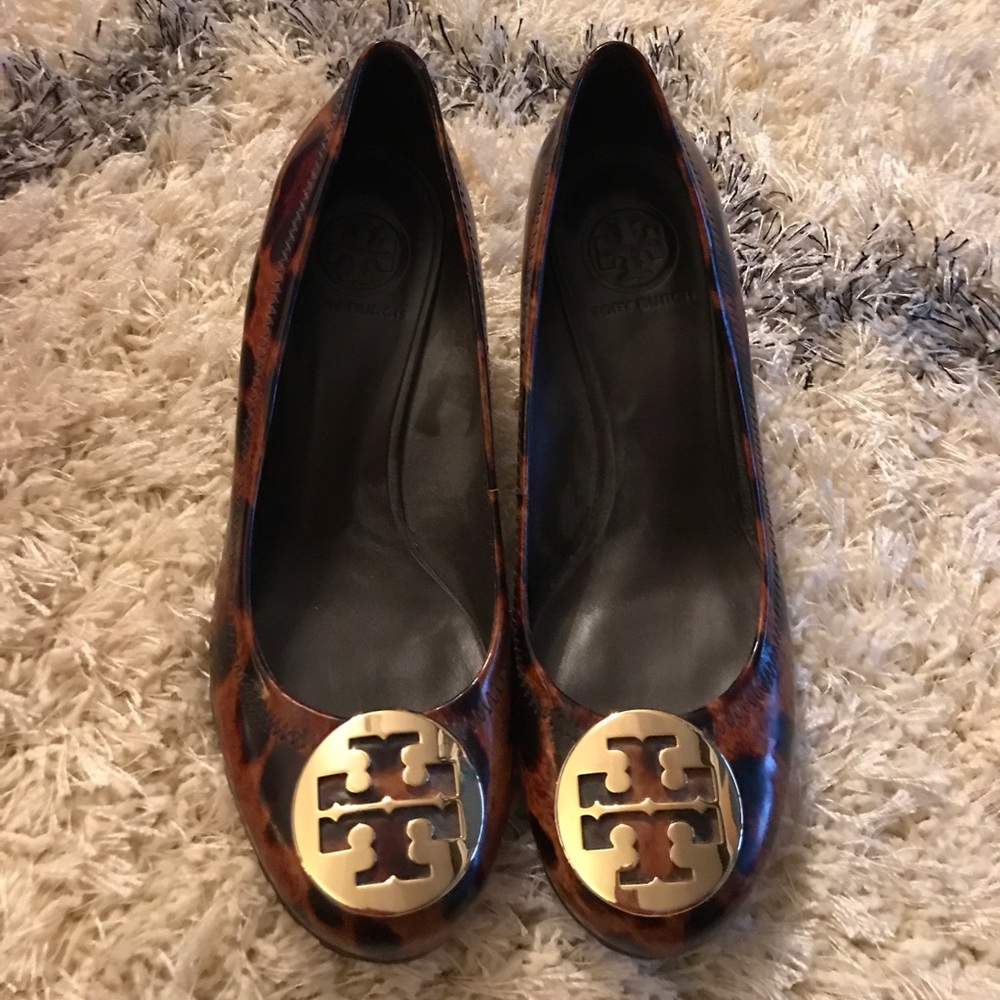 Tory Burch Cheetah Wedges