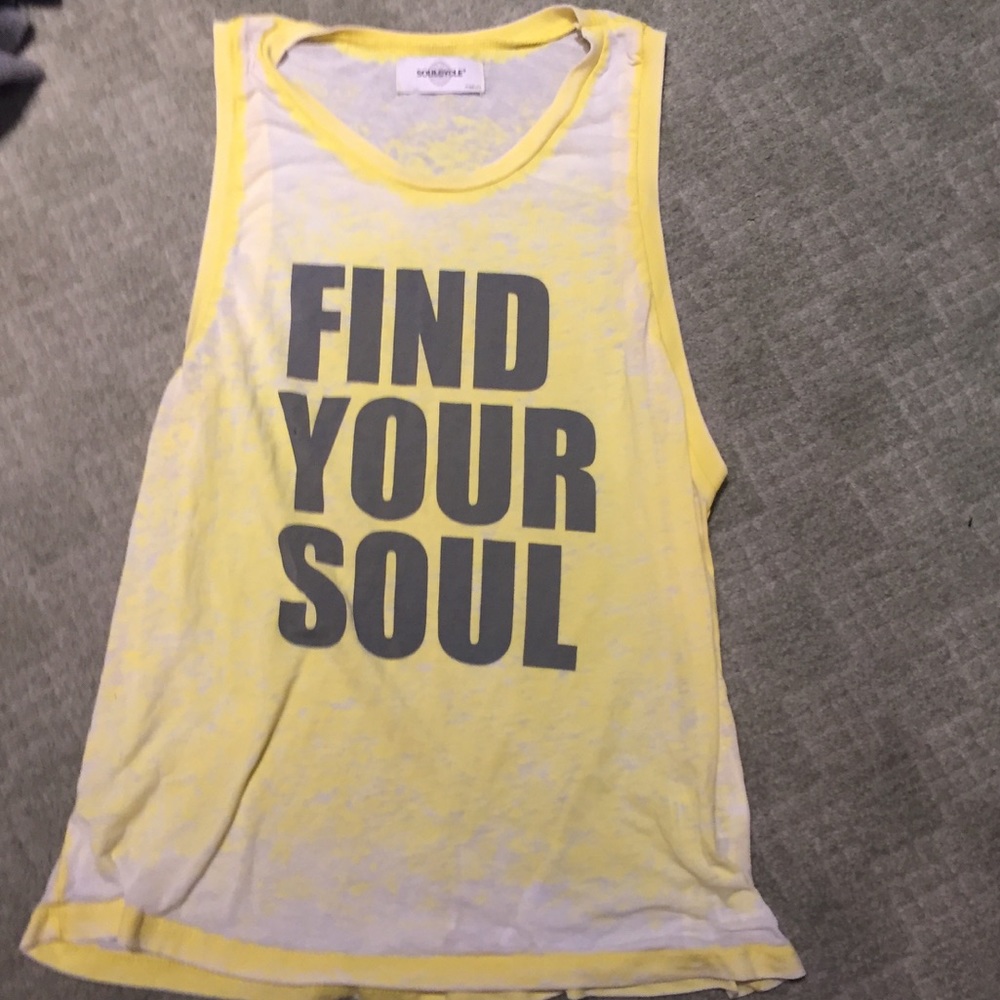 Soul cycle brand workout tank